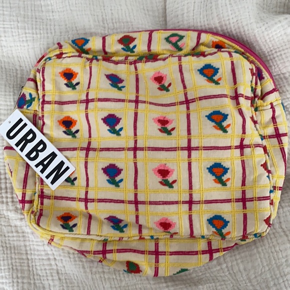 Urban Outfitters Handbags - UO Kimchi Blue Plaid Large Makeup Bag